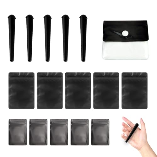 【Materiale Durevole di Alta Qualità】 Realizzati in robusta plastica rigida, questi custodie per Sigarette coniche sono costruiti per durare, offrendo una soluzione di stoccaggio affidabile che resiste all'usura quotidiana. Perfetti per uomini che apprezzano la durabilità nei loro accessori per il fumo. Il supporto in plastica rigida garantisce che i vostri tubetti siano ben protetti.