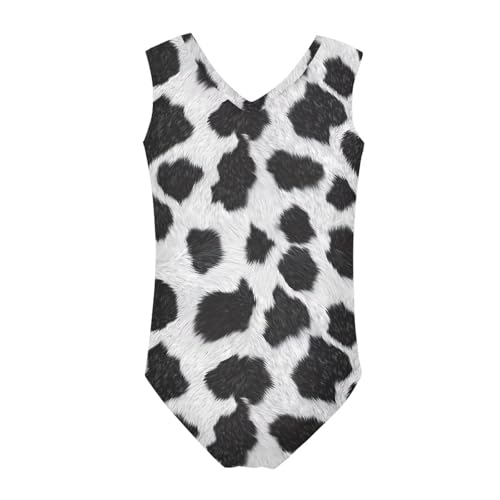 Image of Cartoon Pattern Kids Girls Bathing Suits One Piece Swimsuit Soft & Quick Dry, 5-14Years
