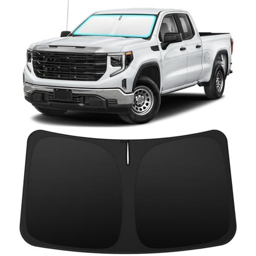 INSAUTO Custom Fit Windshield Sun Shade Accessories for Chevy Silverado GMC Sierra...