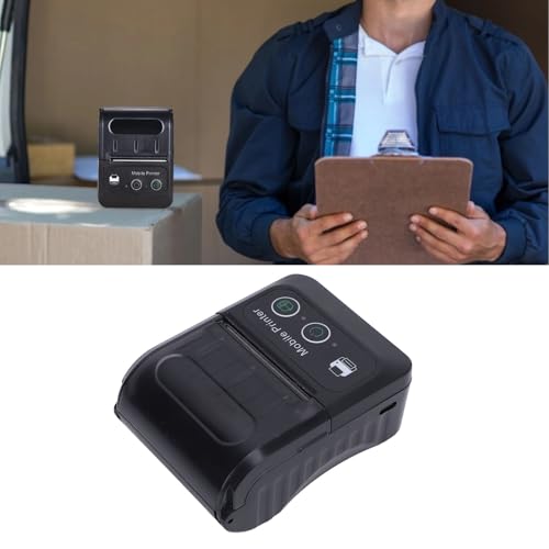 Image of GOTOTOP Bluetooth Thermal Receipt Printer, Portable Wireless Shipping Label Printer Fits iOS Androids Wins, for Retail Restaurant Small Business