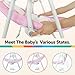 Baby Swing SpaceSaver Ultra-Compact Foldable Infant Swing (Fits in 5.3