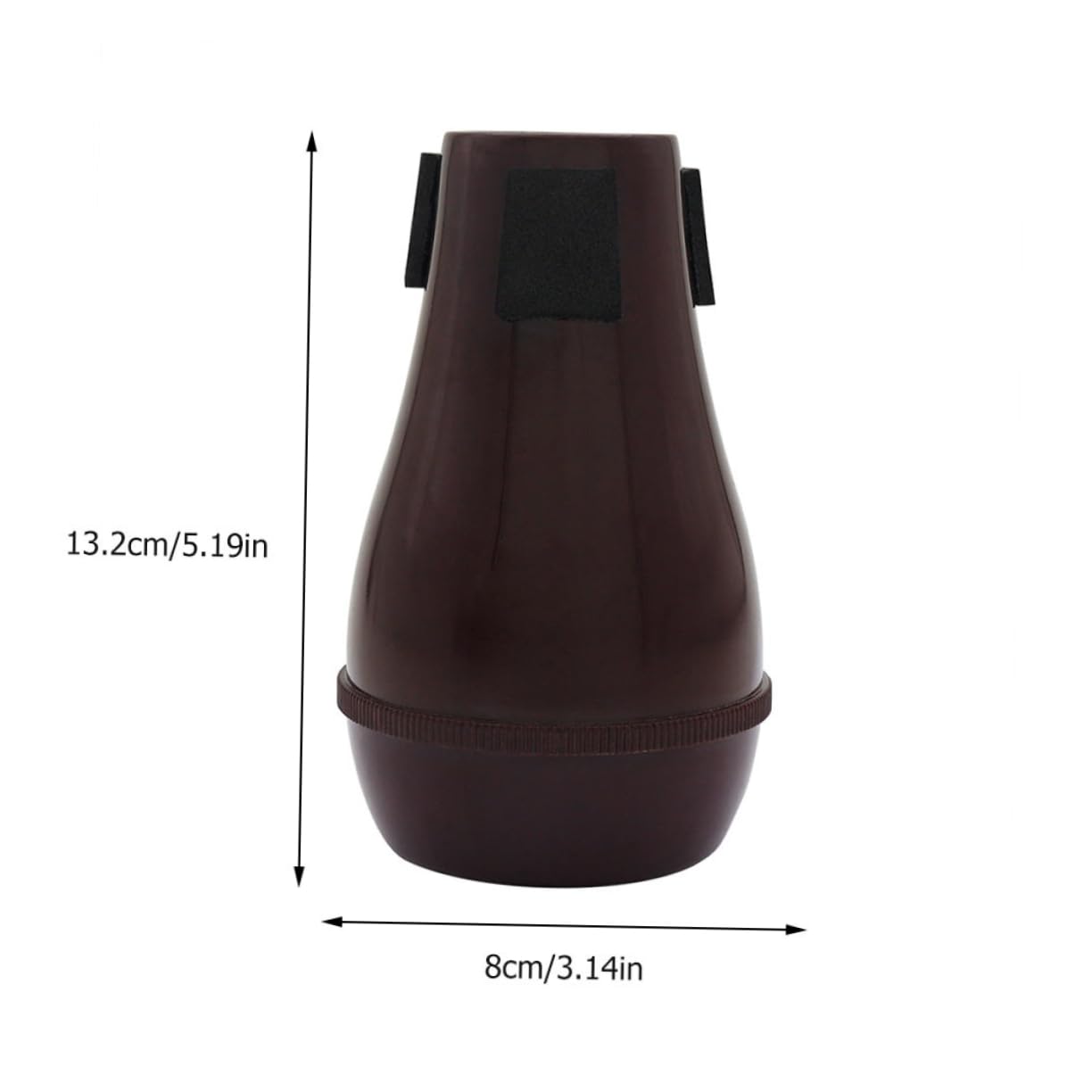 Toddmomy Practical Alto Trombone Mute Durable Material Sound Attenuation for Silent Practice Enhances Melody Quality Convenient Trombone Accessory