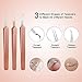 10 PCS Blackhead Remover Tool Kit, Aooeou Professional Stainless Steel Pimple Popper Tool Easy Removal for Blemish, Whitehead Popping, Zit Removing for Nose Face (Rose Gold)
