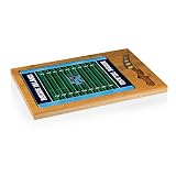 PICNIC TIME NCAA Rhode Island Rams Icon Glass Top Cutting Board & Knife Set, Cheese Boards Charcuterie Boards, Serving Platter, (Parawood & Bamboo)
