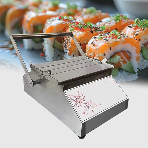 Jiayiyoux MáQuina Manual para Enrollar Sushi Cuadrado, MáQuina para Hacer Sushi Casero, Prototipado RáPido, MáQuina para Envolver Bolas De Arroz Y Algas, para Restaurantes Y Bares De Aperitivos