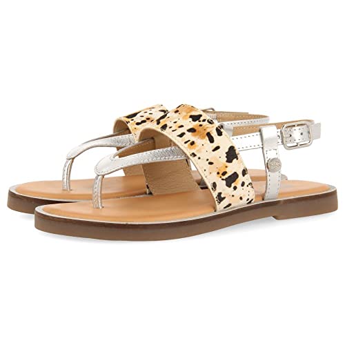 Sandales en peau fille sardoa or rose chaussures été enfant