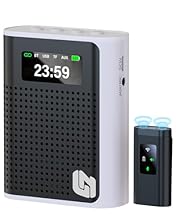 Pure and clear sound: As soon as you turn it on, it connects instantly (2.4Gbps). It's equipped with a built - in DSP noise - reduction chip, which outputs clear original sound without noise or whistling. The 76MM anti - interference speaker can easi...