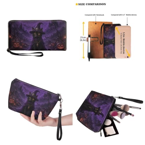 Image of Top Handle Purse for Women, Large Tote Handbag With PU Wallet Set, Gift for Mom