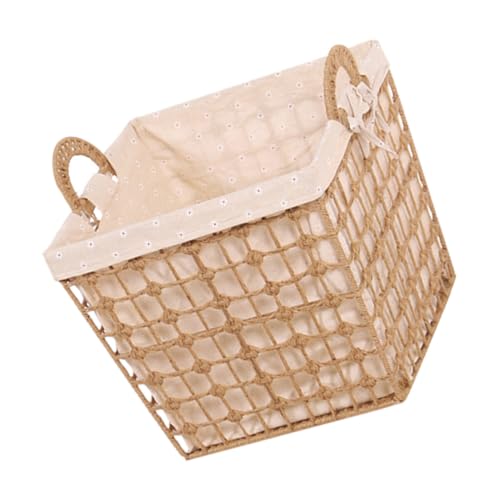 DIYEAH Praktischer Wäschekorb aus Umweltfreundlichem Material Vintage...