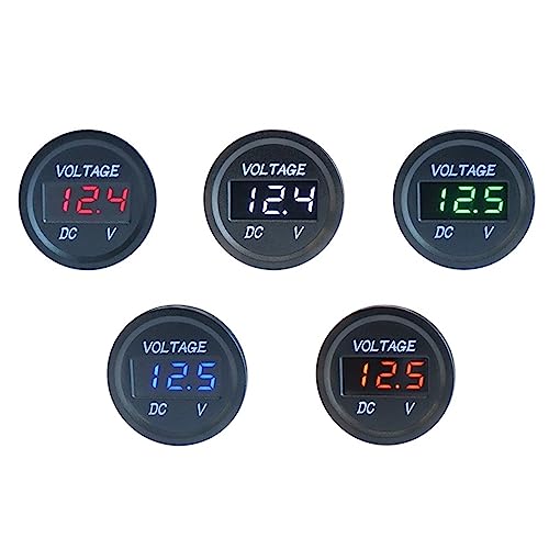 Voltmètre numérique DC5V-48V testeur tension écran LED pour panneau voiture bateau moto