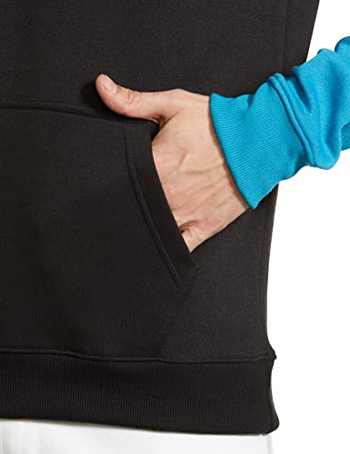 Image of The Indian Garage Co Men Regular Fit Placement Embroidery Overhead Hooded Sweatshirt