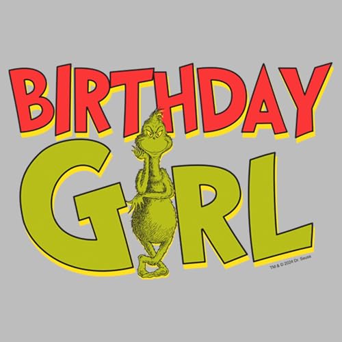 Girl's The Grinch Grinch Birthday Girl T-Shirt2