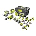 Produktbild RYOBI - 8 Werkzeuge 18 V One+: Bohrmaschine + Stichsäge + Kreissäge + Schleifmaschine + Schlagschrauber + Multitool + Säbelsäge + Schleifmaschine + 2 Akkus 5 Ah + Akku 2 Ah + Ladegerät  RCK188-3552T