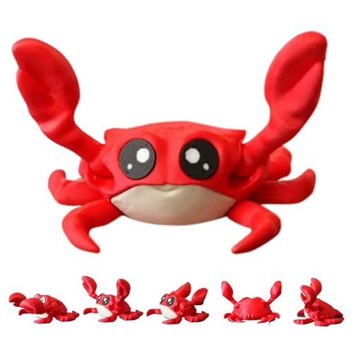 Post-its Dispenser Magnetic Crab Desk Buddy, Post-its Sticky Notes Holder Cute Magnetic Crab Note Holder Pen Holder, Note Holder, Creative Refrigerator Magnet Stick Notes Organizer for Home Decor