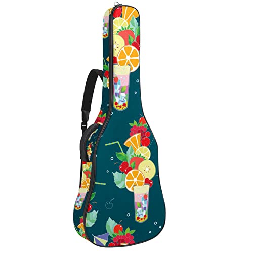 Fantastique étui rembourré pour guitare Oxford imperméable avec bandoulière réglable - Les Beatles, Paul McCartney, John Lennon, RIngo Starr, George Harrison Fantastique étui rembourré pour guitare Oxford imperméable avec bandoulière réglable