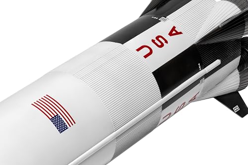 Airfix A50201 Saturn V Gift Set - Plastic Model Kits, Spacecraft Building Kits for Adults & Kids 8+, Includes: 1:144 Scale Model, Humbrol Acrylic Paints, Brushes & Poly Cement - Image 3