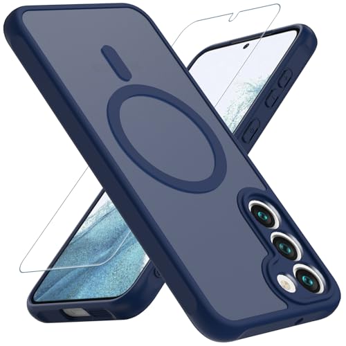 Coque Samsung S23 Plus antichoc militaire et film écran pour charge Magsafe