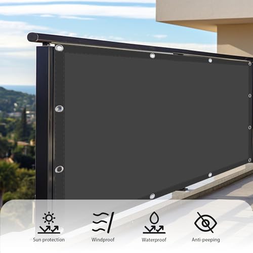Toldo vela rectangular de sombra exterior gris oscuro resistente al viento 4