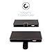 Snugg iPhone 6 Plus / 6S Plus Wallet Case – Leather Card Case Wallet with Handy Stand Feature – Legacy Series Flip Phone Case Cover in Black