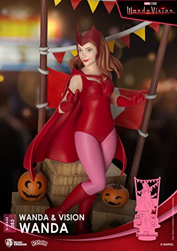 Beast Kingdom Toys WandaVision diorama PVC D-Stage Wanda 16 cm, Red - Image 2