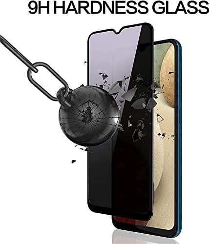 Image of Premium Grade Privacy Screen Protector Tempered Glass For Vivo Y21 Cellphone (6.7 Inch) Full Coverage Anti-Spy /Anti-Peeping 9H Hardness Screen Protector Guard With Installation Kit