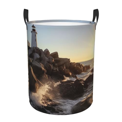 Grand panier de rangement pliable pour couvertures et jouets d'enfant - 3