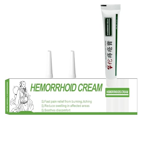 BONIORRI Hemorrhoid & Fissure Relief Cream Maximum Strength Hemorrhoid Cream Herbs Fast Acting Ingredients. (0.7 oz Total)