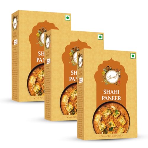 Image of Chounk Shahi Paneer Masala - 300g (Pack of 3 x 100g) | for Delicious & Flavourful Cooking | Easy to Cook | Ready Masala | Blended Spice Mix | No Artificial Flavour Added |