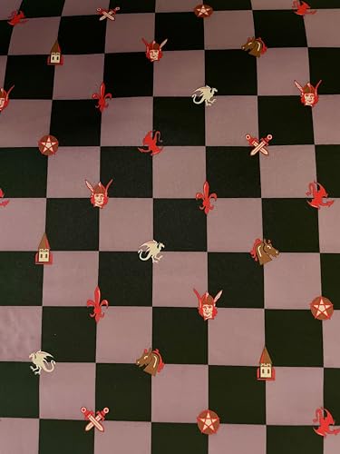 Vienberg Tela Oxford de alta calidad, impermeable, resistente al desgarro, resistente al agua, poliéster, venta por metros, para exterior e interior, lona, lona de toldo, mantel (medieval)