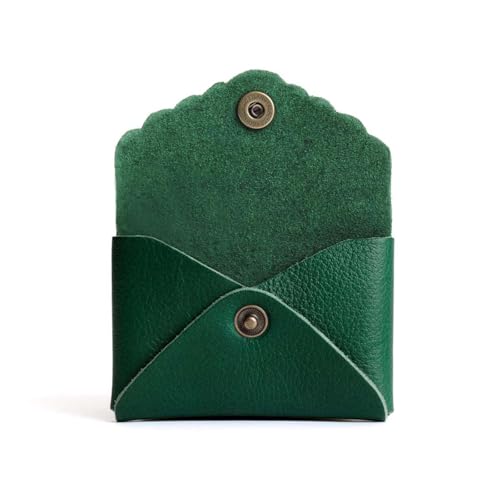 Image of Portland Leather Goods Mini Daisy Wallet for Women - Handmade from the Finest Full-Grain Hides - Features Envelope Design with Snap Closure - Bacalar