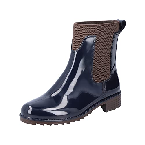 Rieker Damen P8290 Chelsea, blau, 39 EU