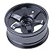 REDSPIDER • Aluminum 1/10 RC Drift Wheels 12mm Hex for 1:10 Rally Racing Car Tires Tamiya TT01 TT02 XV01 TA06 A959 PTG2 HPI KYOSHO HSP PTG2 Touring Street Tyres 4pcs (Titanium)