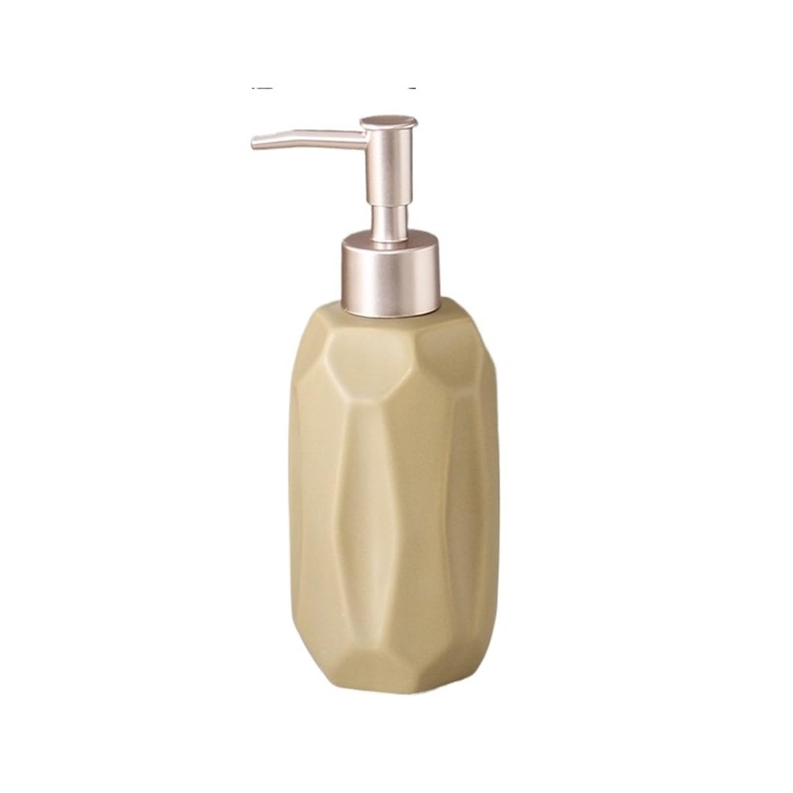 Cyairong-22 One Color Soap Dispenser 400Ml Lotion Pressed Bottle Bathroom Ceramic Shampoo Body Wash Soap Dispenser
