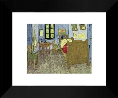 Vincent Van Gogh Framed Art Print 15x18 "Bedroom at Arles"