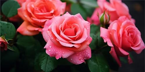 Peinture Diamant Adulte Rose Fleurie pour Sublimer la Décoration de Votre Salon