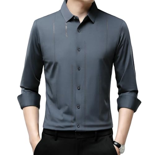 Chemise sans couture homme manches longues anti frottement stretch