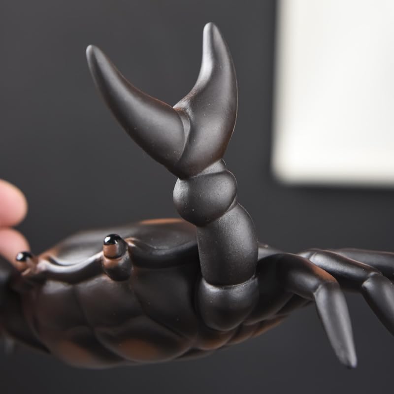 Figurka Herbata Zwierzę Domowe Ceramiczne Fioletowy Piasek Kung Fu Zestaw Herbaty Kreatywna Herbata Ozdoby Dla Zwierząt Krab Herbata Stół Do Zabawy Stolik Dla Zwierząt Fortuna Zestaw