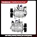 PHOBOOS A/C Compressor with Clutch Compatible with Audi A6 2006-2011, A6 Quattro, Q5 2009-2012, S4 S5, 2010-2012, V6 3.0L/3.2L, Fast Cooling, Low Noise, Easy Installation, Ref. 98390