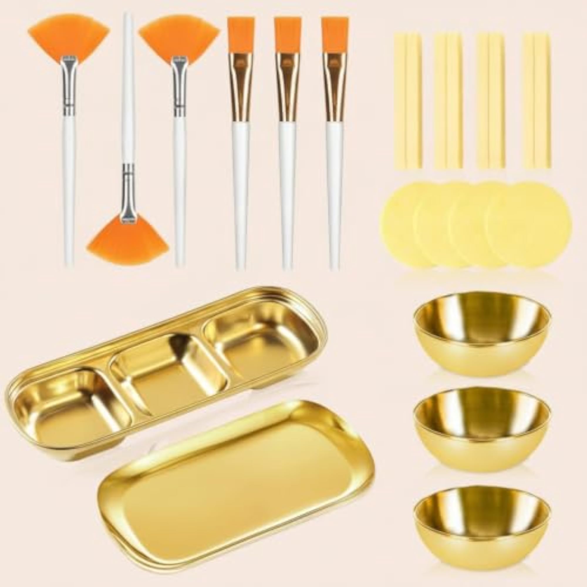 23 Pieces Stainless Steel Facial Mask Care Kit