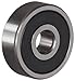 NSK 6300VV Deep Groove Ball Bearing, Single Row, Double Sealed, Pressed Steel Cage, Normal Clearance, Metric, 10mm Bore, 35mm OD, 11mm Width, 22000rpm Maximum Rotational Speed, 776lbf Static Load Capacity, 1821lbf Dynamic Load Capacity