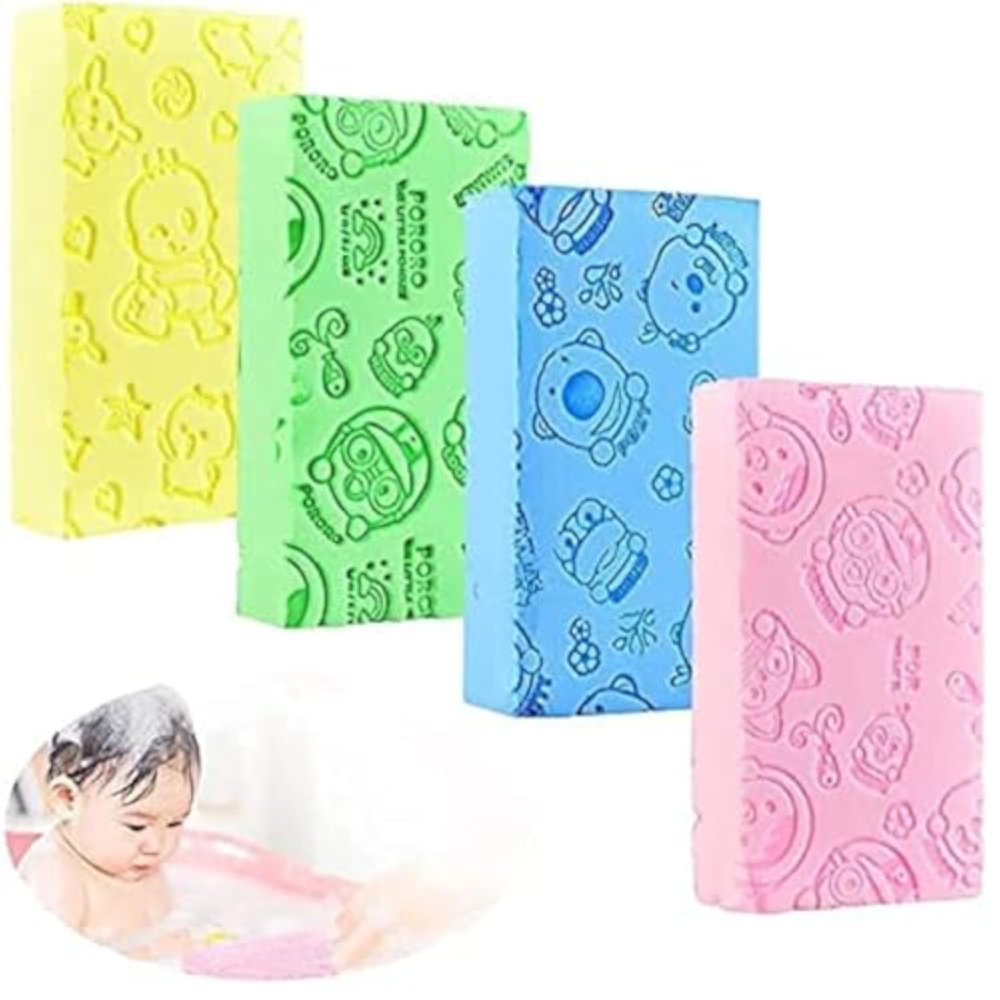 Ultra Soft Exfoliating Bath Sponge for Gentle Skin Care
