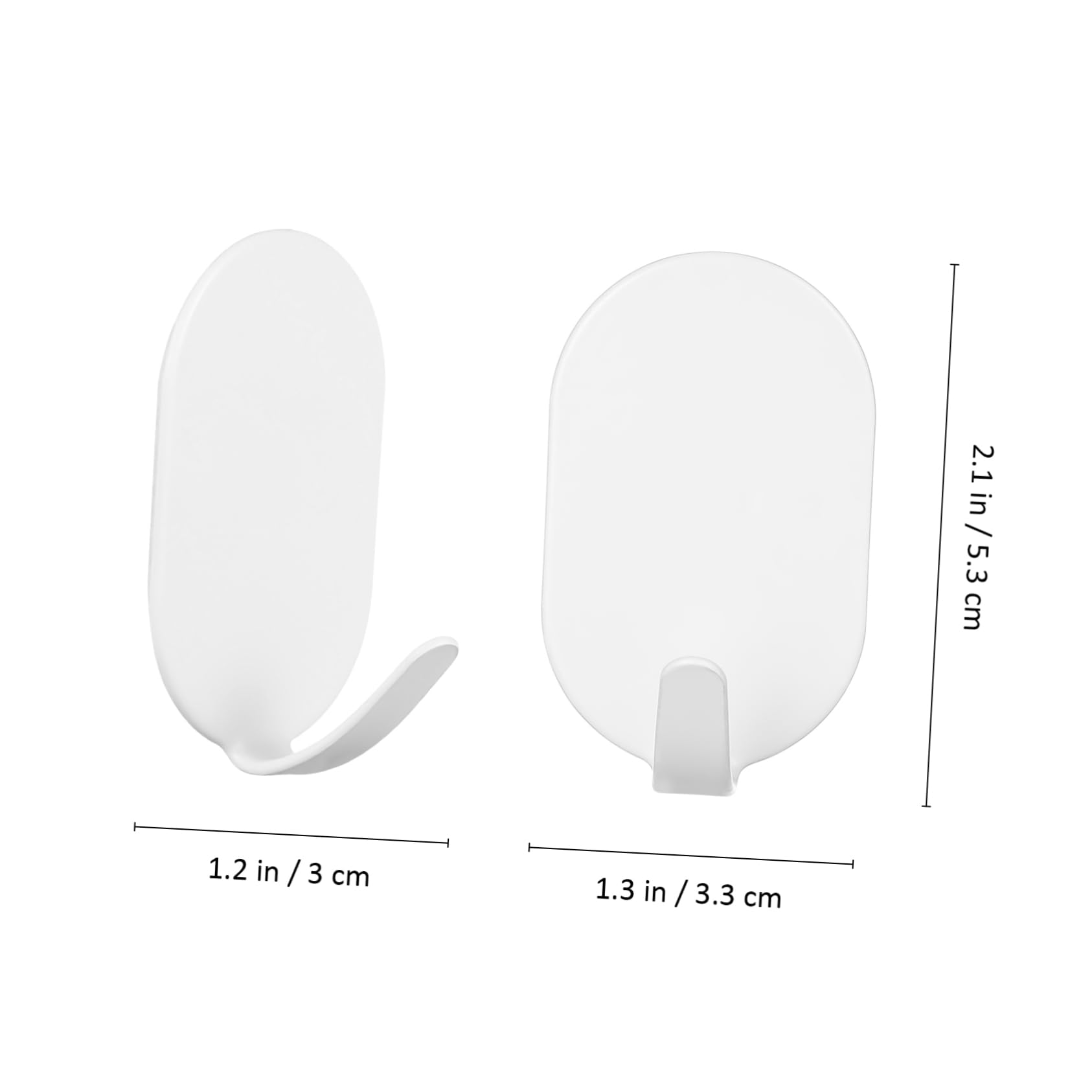 Alipis 10pcs Heavy Duty Adhesive Wall Hooks No Drill No Damage Design for Towel Bag Coat Hanging Versatile Utility Hooks for Home Bathroom Kitchen and More