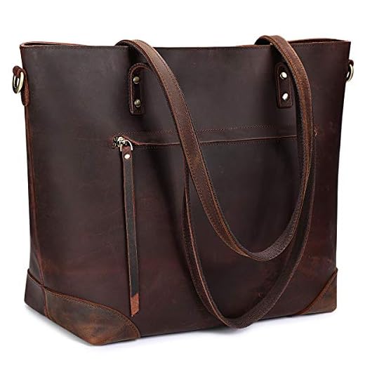 Vintage Leather Shoulder Bag for Women