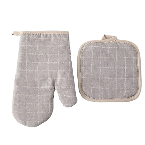 Gants de cuisine de cuisson maniques coton résistant chaleur imperméable