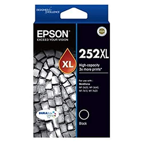 Cartouche d'encre Epson noire pour imprimer vos plans de travail sur Workforce WF-7620