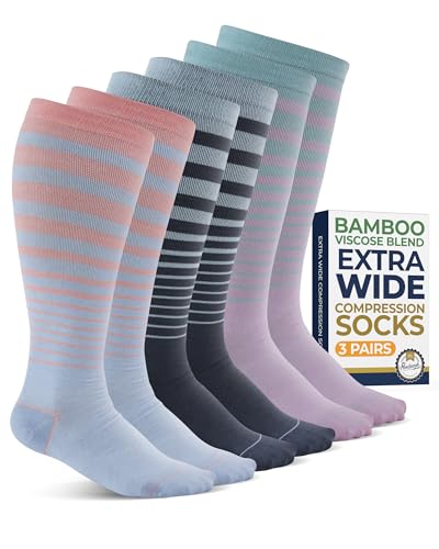 Pembrook Bamboo Viscose Pastel Compression Socks