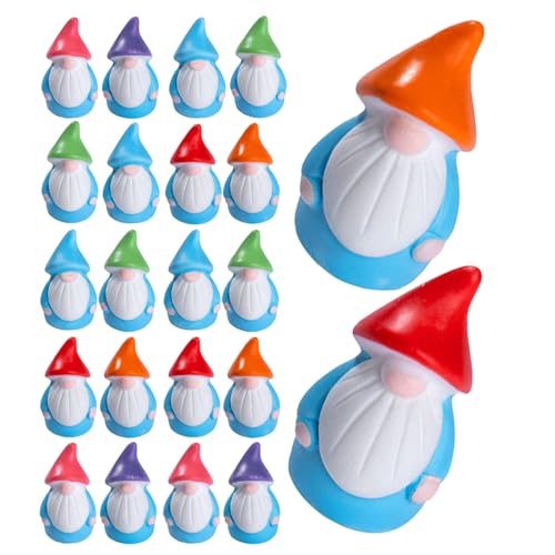 HEMOTON 24 Stück Teiliges Miniatur Wichtel aus Resin Kleine Feenfiguren für Innen Außendekoration...