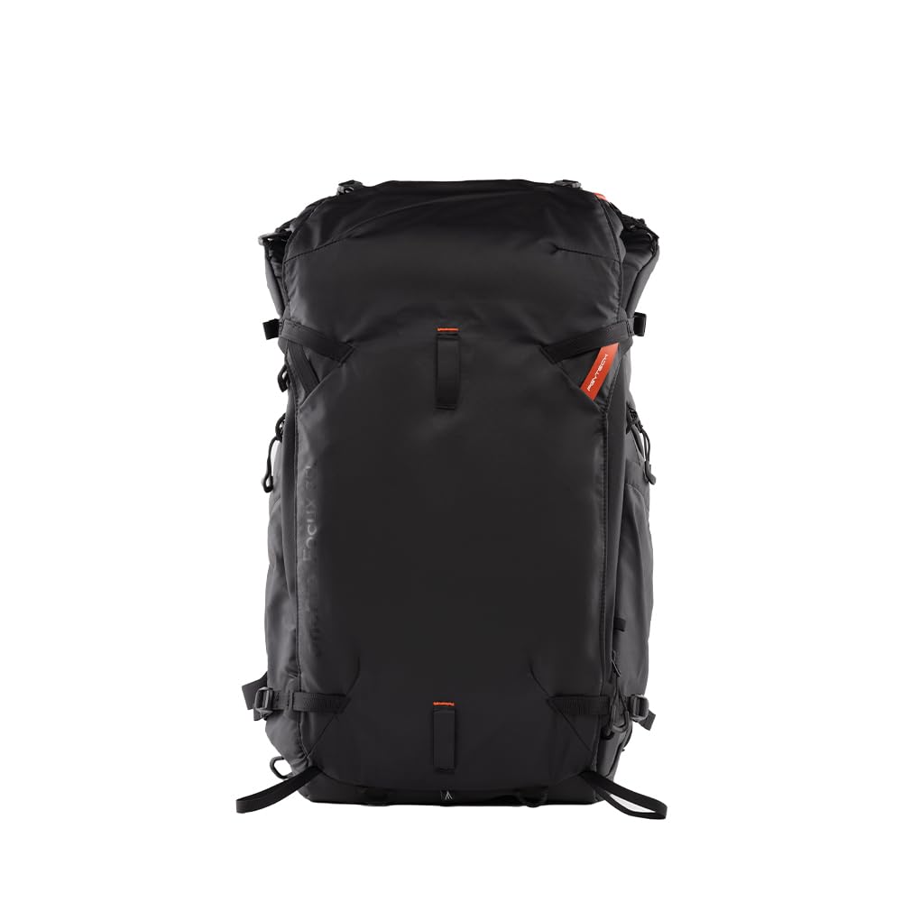 PGYTECH OnePro Focux PeasyWyTech Plecak o dużej pojemności, na aparat outdoorowy, dostęp z góry, dostęp boczny i ochrona aparatu, 25 l (Space Black)