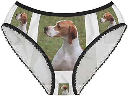 DogsMakeMeHappy English Pointer Dog Panties, English Pointer Dog Underwear, Briefs, Cotton Briefs