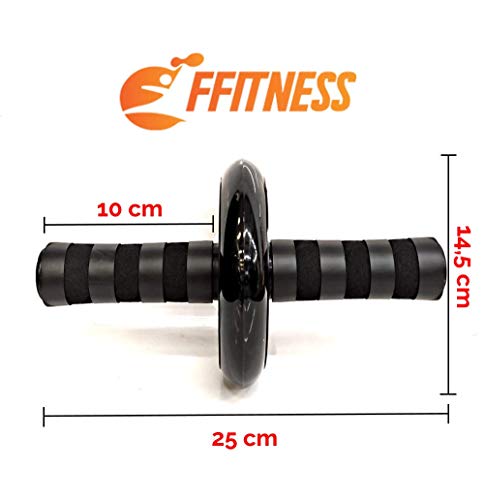 Ruota Addominali AB Roller | Ruota Antiscivolo per Addominali, Braccia, Spalle e Schiena. Rafforzati allenandoti a casa | Fitness Trainer Home ABS Workout